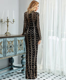 ロングドレス パーティードレス 結婚式 パーティー ピカピカ レース XY2-PC-M0032