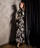 ロングドレス 新作 ゴージャス 高見え 花柄 MY2-ZED888890HY