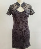 【2色】ミニドレス キャバドレス かわいい 花柄 レース 高級感 MY2-DY003