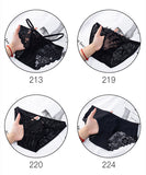 【17タイプ】黒 レース 刺繡 紐パン 下着 パンティ パンツ MY8-RS8883#