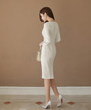 ひざ丈ドレス ミニドレス 新作 ゴージャス レース MY2-ZED88459N14