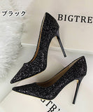 パンプス ハイヒール 新作 ピカピカ 8色 高見え MY5-DS9219-1