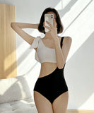 ビキニ 可愛い 着瘦せ chic セクシー 肌見せ モノキニ 温泉 XH7-KSD2802