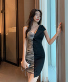 キャバドレス ミニドレス 高見え 姉 セクシー 最新 デザイン スーツ スタイル MY2-YM8630