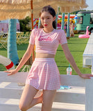 水着 ビキニ モノキニ タンキニ 夏 ピンク 温泉 夏 海 MY7-DP-A28916