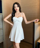 4色 ミニドレス キャバドレス リボン かわいい セール セクシー Aライン MY2-MLS6061