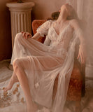 【2点セット】パジャマ セクシー 肌見せ 透け感 コージャス 大人かわいい MY8-GR19222+19217