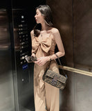 【上下2点セット】ワイドパンツ リボン かわいい 新作 夏 ゴージャス MY2-JY3953