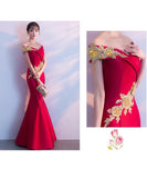 4色 パーティードレス ロングドレス 刺繡 着痩せ 新作 セール 高見えMY2-MLS3796