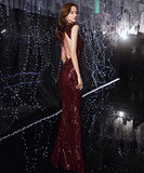 【3色】ナイトドレス キラキラ 谷間魅せ 誕生日 宴会 背露出 セクター 高級感 XH2-YFTK1126