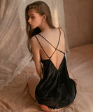 【バレンタイン】2色 ベルベット レース 肌見え セクシー ラブ 勝負下着 MY2-GR1490