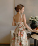 サンドレス ワンピース ロングドレス かわいい ゴージャス インスタ映え最適 MY2-XD-BH3F332-A#1020#50