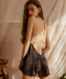 【3色】新作 リボン 肌見せ ルームウェア パジャマ 大人かわいい MY8-HBQY-JYS673