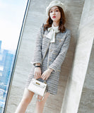 2色 秋冬 新作ドレス コート レディース 防寒対策 高見え 脚長効果 MY2127