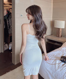 【4色】ミニドレス キャバドレス リボン かわいい ニット MY2-MLS6202