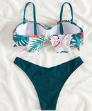 花柄 ビキニ フリル 可愛い セクシー 肌見せ XH7-BAK9004