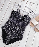 水着 モノキニ タンキニ 透け感 かわいい 花柄 MY7-KSD1960