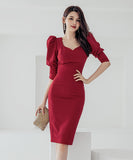 2色 キャバドレス ドレス ワンピース 背露出 肌見せ ゴージャス セクシー ZED880470E