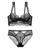 【４色】勝負下着 レース セクシー ボリューム感 肌見せ ブラ 下着 XH9-MMZ2288