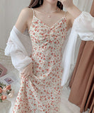 サンドレス ワンピース ドレス 新作 花柄 SNS映え 超人気 MY2-AMY3077