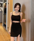 【4色】ミニドレス キャバドレス 着瘦せ 肌見せ 新作 MY2-YM8716