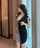 キャバドレス ミニドレス 高見え 姉 セクシー 最新 デザイン スーツ スタイル MY2-YM8630