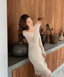 ロングドレス キャバドレス レース 大人 かわいい 高見え 新作 MY2-MLS5087