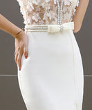 ロングドレス キャバドレス レース 肌見せ セクシー かわいい MY2-HX1