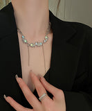 個性化 キラキラ ネックレス 二次会 披露宴 キャバ嬢用 LT3-BY- HN1971