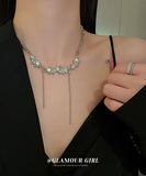 個性化 キラキラ ネックレス 二次会 披露宴 キャバ嬢用 LT3-BY- HN1971