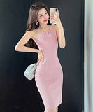 3色  冷房対策  ニット キャバドレス  ミニドレス  セクシー   脚長効果  LT2-ZED882882BH453-1