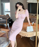 真珠 ドレス  パーティードレス  高級感  着瘦せ 二次会 LT2-JY9516