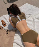 水着 セクシー ビキニ  着痩せ  背露出  海辺花火 LT7-DPA30067