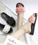 7type ぺたんこ サンダル 夏 かわいい 新作 キラキラ スリッパ MY5-DJ1831