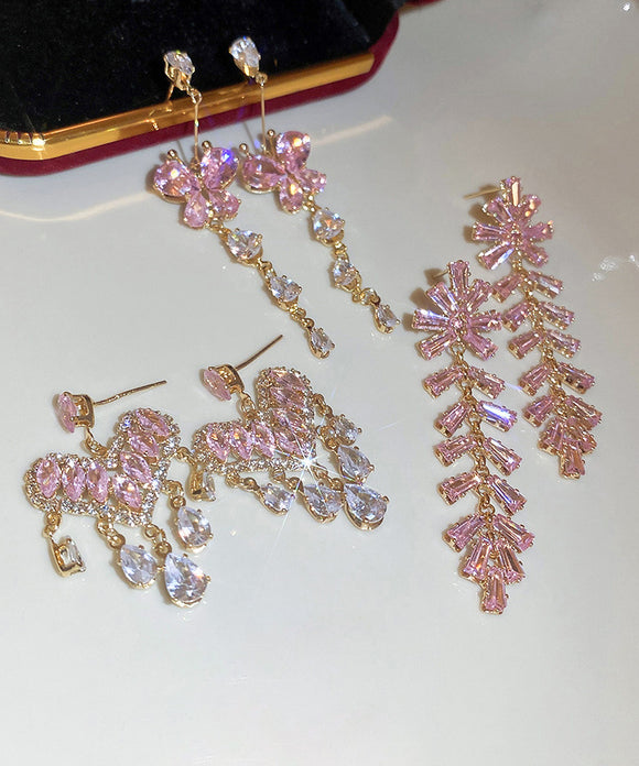 【8タイプ】ピアス ピンク系 新作 かわいい ゴージャス 高見え MY2-BY-HE9415