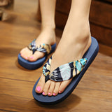 【2点目50％OFF】【9タイプ】ビーチサンダル 厚底 花柄 軽い 履き心地 おしゃれ  滑り止め MY5-WL-XMB001