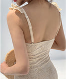 ビキニ 温泉水着 レース セクシー 海辺 YT7-KSD1951