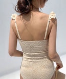 ビキニ 温泉水着 レース セクシー 海辺 YT7-KSD1951