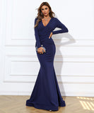 レディース気質 イブニングドレス スカート 女性 新しい宴会高貴な優雅な長いセクション女王ガス田ファッション XY2-PC-XJ337