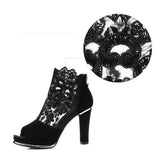 2色 刺繍 高見 披露宴 宴会 ハイヒール パンプス MY5010