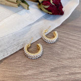 バロックパールイヤリング気質パーソナリティデザインC字型ZD3103