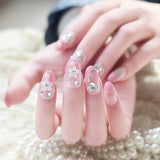 ネイルラップ マニキュア ネイルアート女性 レディースプレゼント ギフト 可愛い ネイルシール 24枚 YN9002