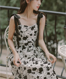 サンドレス  ロングドレス 花柄 セクシー かわいい YT2-YLS-003