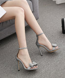 高級感 キラキラ ハイヒール 二次会 おしゃれ セクシー 高見え リボン 宴会 XH5-XL‐FD-868-10