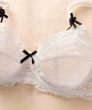 【４色】勝負下着 レース セクシー ブラ ボリューム感 リボン 可愛い XH9-MMZ2010