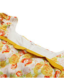 セレブ風 花柄 高品質 スクエアネック 小顔効果 宴会 結婚式 二次会 同伴 XH2-JY9545