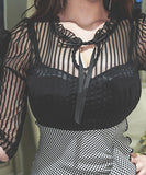 キャバドレス ミニドレス チュール フリル 同伴 ハイウエスト 素肌感 セクシーXH2-ZED881977A71