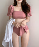ピンク かわいい ビキニ タンキニ モノキニ リボン 水着 MY7-BY2542