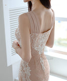 膝丈ドレス レース 淑やか 韓国スタイル 高級感 XH2-ZED880213E49