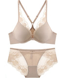 【上下セット】ブラ 下着 パンツ 透け感 柔らかい 新作 レディース my9-xqX8642